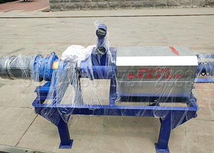 Cow dung drying machine