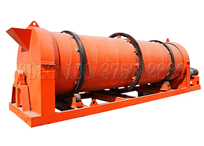 Rotary Drum Churning Cow Manure Fertilizer Pellet Machine