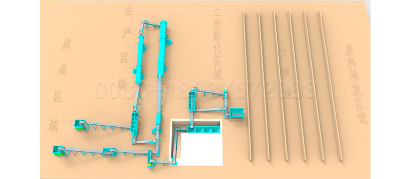 complete machinery for waste fertilizer production line