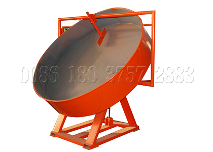 Disc granulating machine for fertilizer granules making